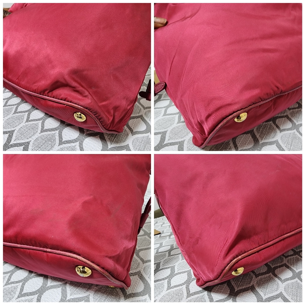 Prada Saffiano Leather Tote Bag Pink - Picture 12 of 13